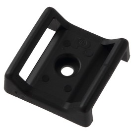 Panduit ABMT-S6-C20 Tak-Ty Hook And Loop Cable Tie Mount, Nylon 6.6, #6 Screw Mounting Method, Black (Pack of 100)