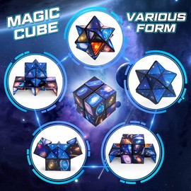 Boys Toys Age 7 8 9 10, Kids Educational Fidget Toy Gifts for 5-10 Year Old Boy Girls Birthday Presents Sensory Toys for Autism Infinity Cube Puzzles Games for Kid Girl Age 6-11 Teen Adult Fidget Cube