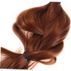Peluca de Cabello Trenzado Decorativo con Coleta Burbuja Halloween Mujer