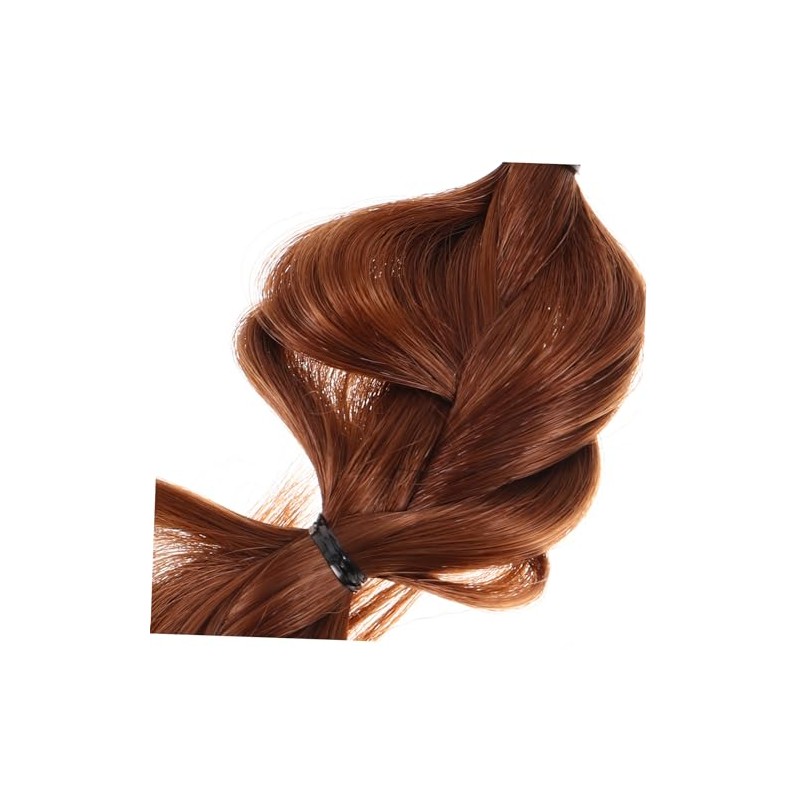 Peluca de Cabello Trenzado Decorativo con Coleta Burbuja Halloween Mujer