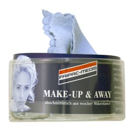 Fripac-Medis Make-Up and Away Mikrofaser-Abschminktuch, Format: 20 x 20 cm, blau