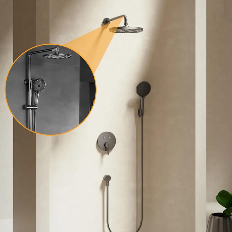 Shower Elbow Adapter, 90 Degree Elbow Shower Hose Connector, Adjustable