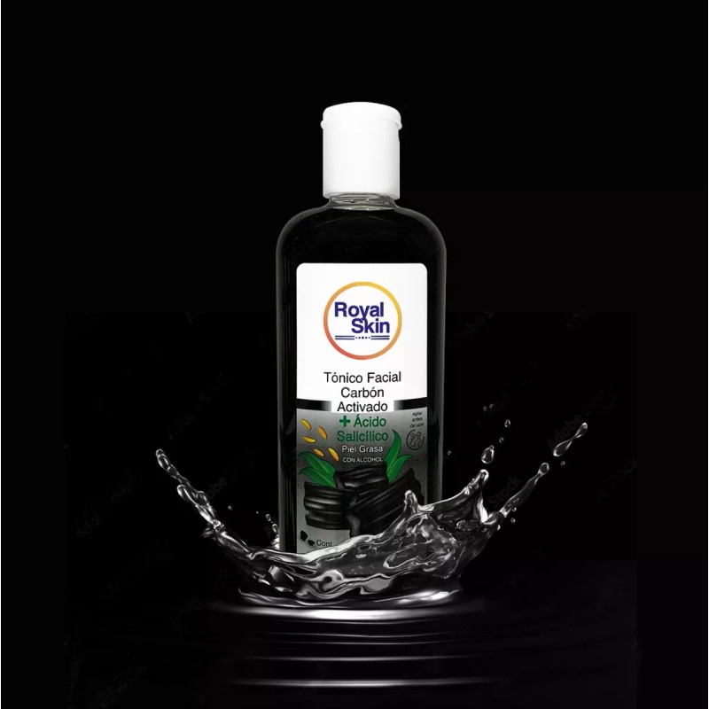 Royal Skin Tónico Facial Royal Skin Carbón Activado + Ácido