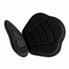 Padded Kayak Seat Cushion with Back Support and Adjustable Straps