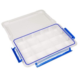 McPower Assortment Box, Small Parts Box, Safety Lock, Variable Compartments, Ideal for Sorting and Storing Small Parts in the Workshop (274 x 180 x 45 mm)