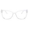 OWTXIS Oversized Cat-Eye Reading Glasses for Women Men, Lightweight Large