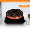 Thermochromic Silicone Induction Cooktop Protect Mat, 2 PCS Multifunctional Silicone