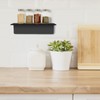 efuturetime® 2 x Wall Shelves, Black Acrylic, 23 x 9.5