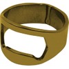 Gold Bottle Opener Ring - 1" x 1"