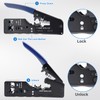 RJ45 Crimping Tool Network Connector Set, Network Tool Set, with