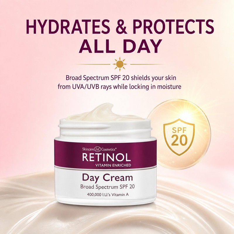 Retinol LIVAURA Skincare LdeL Cosmetics Cream Vitamins A + C