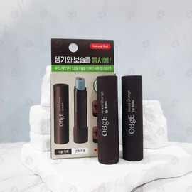 1+1 Object Mood Change Lip Balm 3g Natural Red Men’s Lip Care Coloring Complexion / 1+1 오브제 무드체인지 립밤 3g 내추럴레드 남성 립케어 발색 혈색