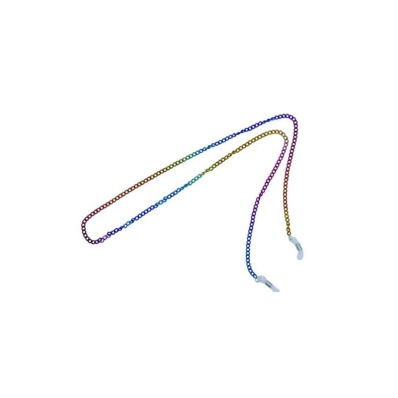 GoOpticians Rainbow Multi Coloured Bright Glasses Chain for All Spectacles