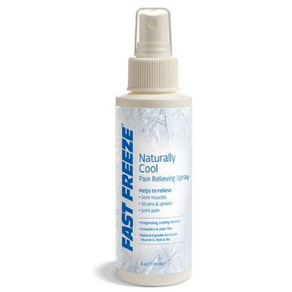 Fast Freeze Pain Relief Spray 4 oz (Pack of 2)