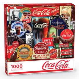 Springbok 1000 Piece Jigsaw Puzzle Coca-Cola Decades of Tradition