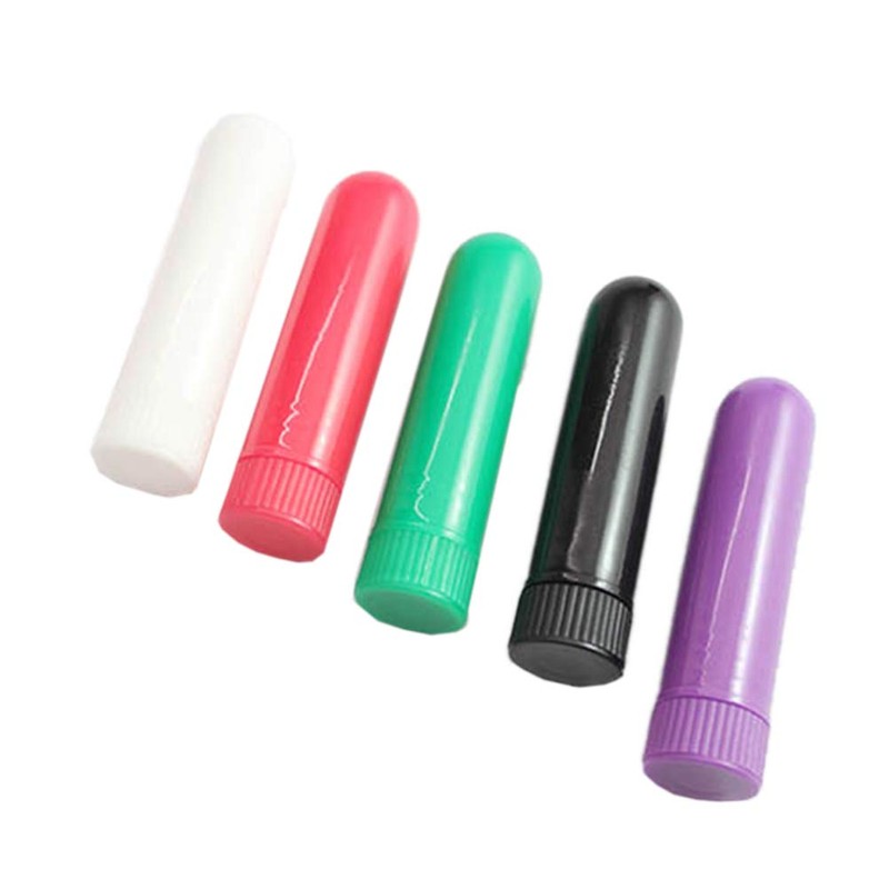 Healifty Nose Tube with Cotton Rods, Pack of 12 Aromatherapy