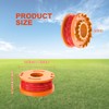 Evenlinkics 5 Pack Replacement Trimmer Spool Line for Worx, for