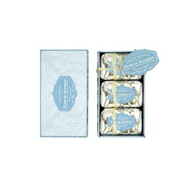 Castelbel Cotton Flower Fragranced Boxed Set (3 x 150g) Flower Scent Hand Wrapped Soaps