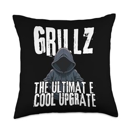 For man or woman with grillz teeth with Grills teeth Throw Pillow