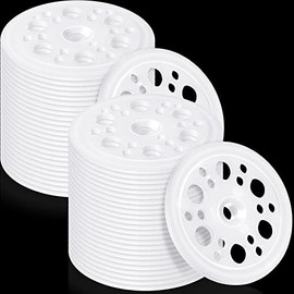 45 mm Polypropylene Washers for Fixing and Supporting Rigid Foam Insulation Panels and Sheets Load Spreading Plastic Washers for Screws and Nail (100 Pcs)