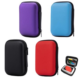 JAWUZ Set of 4 Playing Cards Box for Playing Cards, Card Games, Moisture Playing Cards, Case, Dust, Playing Cards, Storage for Boys or Girls, a