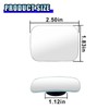 2PCS Blind Spot Car Mirror, HD Glass Rotate Adjustable Car