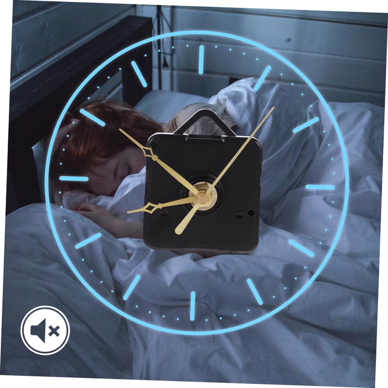 TEHAUX 1Set DIY Wall Clock Movement Mechanism Kit Silent Clock