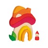 goki Evolution 58359 Mushroom House Made of High-Quality Maple Wood