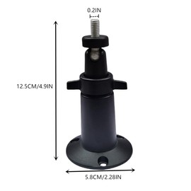 Camera Universal Mounting ​Bracket,Adjustable Wall Metal Bracket,Compatible with Arlo Pro/Pro2/Pro3/Pro4/Ultra 2,Compatible with Blink Outdoor/Indoor/XT/XT2/Mini Cam,ect. (2 Pcs Black,)