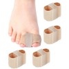 JUKOTA 4 Stück Zehenspreizer Hallux Valgus,Gel Zehentrenner mit 2 Schlaufen,Hallux