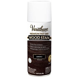 Varathane Premium Fast Dry Wood Stain Spray, 10.25 oz, Ebony