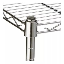 Hyper Anaquel Estante De Acero Cromado 3 Niveles Carga 340kg Envio