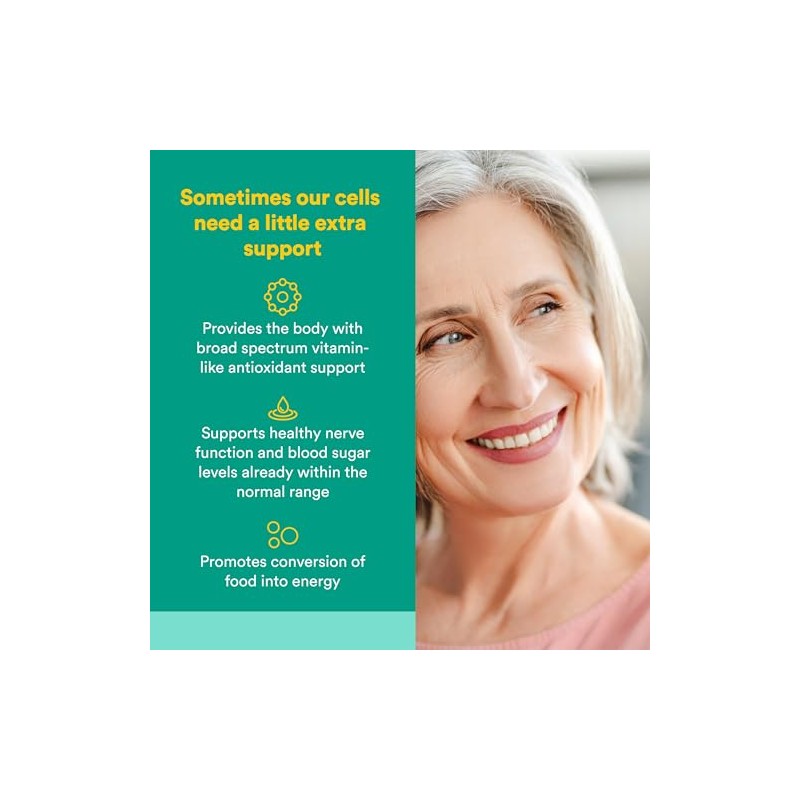 Natural Factors Alpha-Lipoic Acid 400 mg 60 Capsules