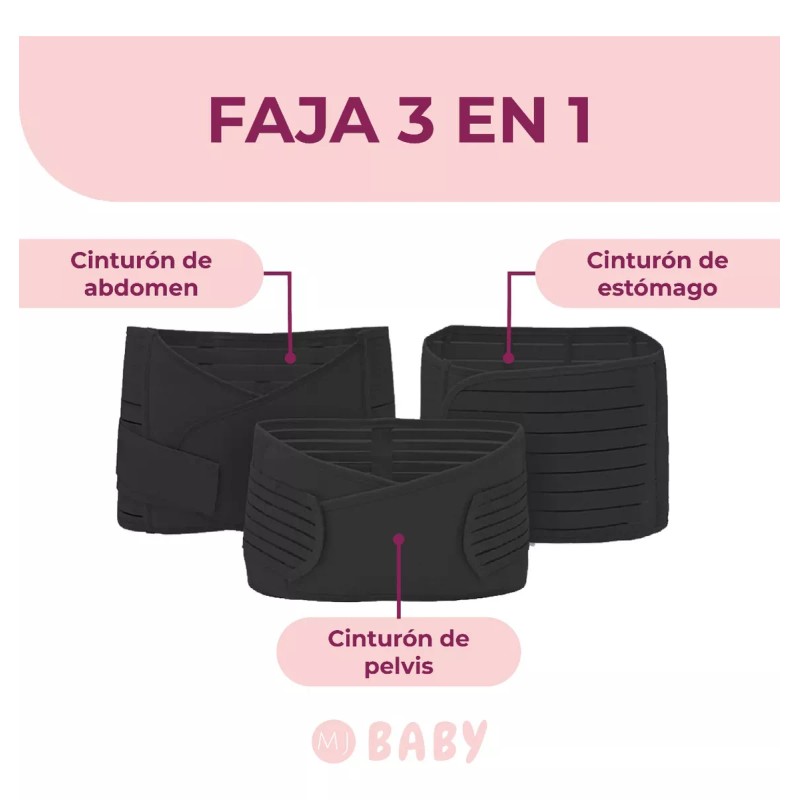 Mist Jewel Faja Postparto Maternidad Embarazo 3 En 1 Moldeadora