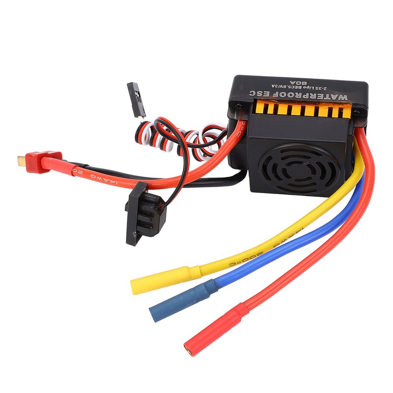 60A Brushless ESC with 5.8V 3A BEC Output Waterproof Electronic