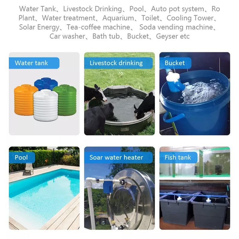 Float Valve 1/2" Side Inlet Male Automatic Water Level Control