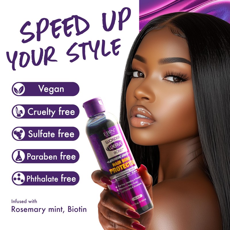 Wonder Weave Bond Hair Bond Protector - Black 3.38 fl.oz(100ML)