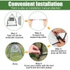 Plant Covers Freeze Protection, Clear Outdoor Garden Frost Cover, Plant