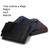 9 Tarjetas de crédito Titular, PU Cuero, RFID Bloqueo, 2