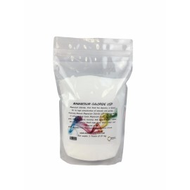 Cloruro de Magnesio Grado Farmacéutico 100% Comestible "Greenway Biotech" 2 Libras