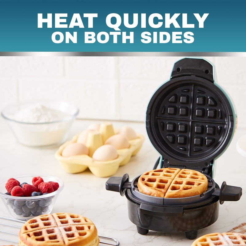 Elite Gourmet EWM380M Nonstick Fluffy Stuffed Waffle Maker, 1.5-Inch Jumbo