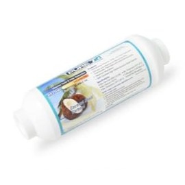 IPW Industries Inc - (IL-6W-C-EZ) - 6" x 2" Inline Post GAC Carbon Filter 1/4" Quick Connect/Single