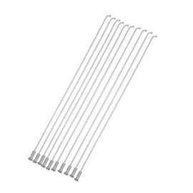 BULLSPANN 10pcs Mountain Road Bike Spoke Bicycle 26cm Silver Tone