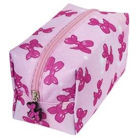 Fringoo® Kids Pencil Case for Girls Boys Large Square School Stationery Pouch Funny (Ballon Dog)