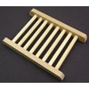 2-Pack Bamboo Soap Tray Set - Self-Draining Wooden Soap Holder