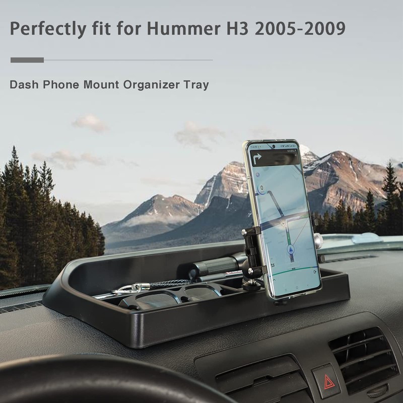 PIUGILH Fit for H3 Phone Holder Multi-Functional Phone Mount Center