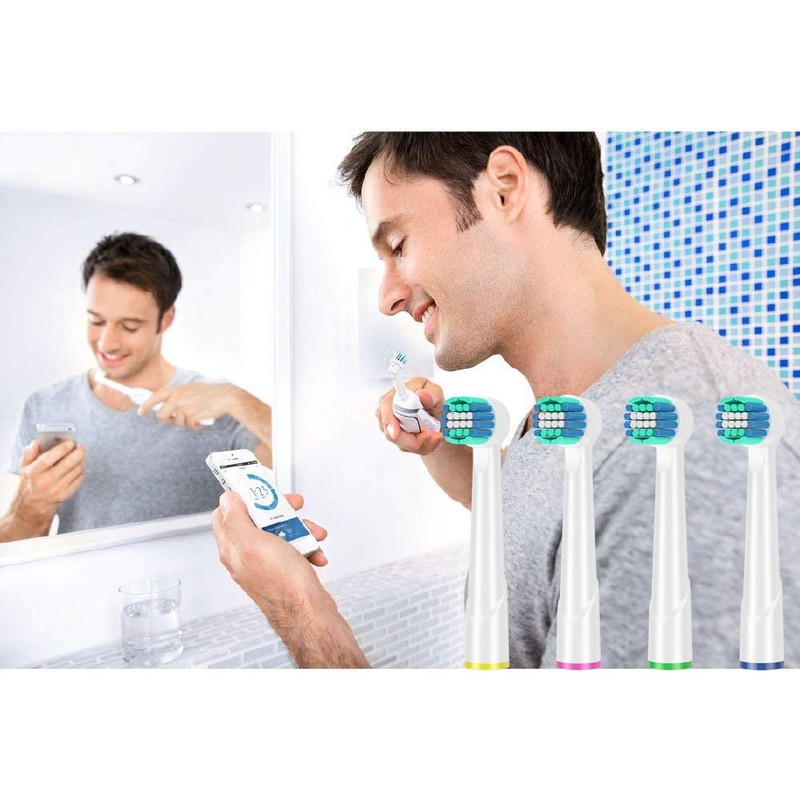 KHBD Replacement Heads Compatible with Oral B Braun Toothbrushes Electric-