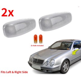 appRUN 2X Side Indicator Signal Light For Mercedes CLK Class 430 Base 4.3L 2108200921