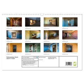 Kolmanskop Sand storm in town (Wall Calendar 2026 DIN A3 Landscape), CALVENDO 12 Month Wall Calendar: Ghost town mine (CALVENDO Art)