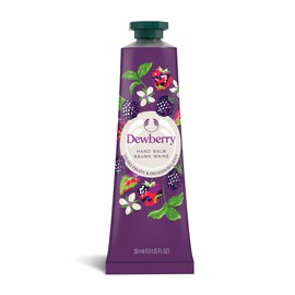 The Body Shop Dewberry Hand Balm (1x 30ml) Intensive Moisturising Hand Cream for Soft Skin, Fruity and Floral Scented Vegan Formula with Shea Butter, 96-Hour Moisture, Fast-Absorbing and Non-Greasy